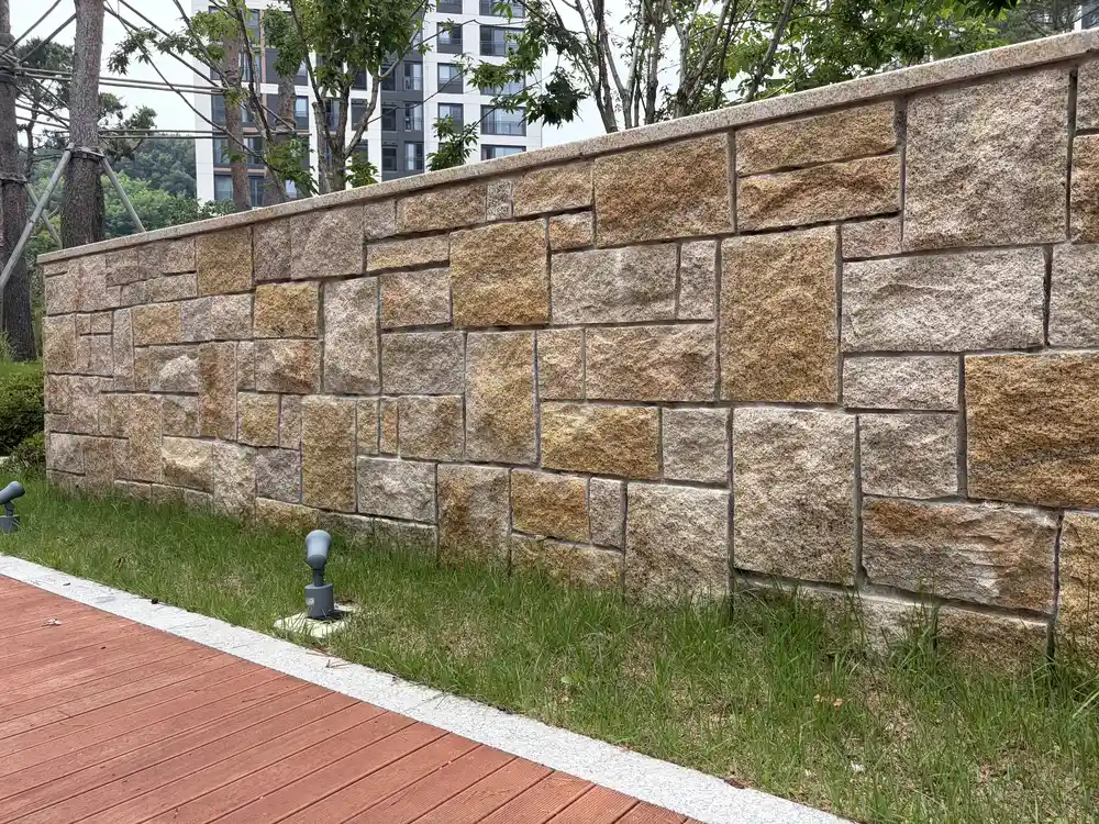 오산담장보수 외벽 크랙 시공 현장